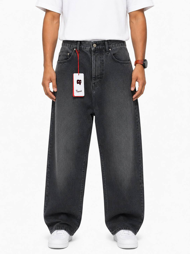شلوار جین نیم بگ